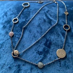 Black stainless steel necklace